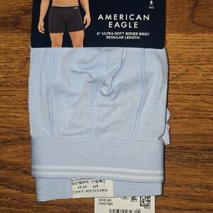 American Eagle Outfitters 6" Ultra-Soft Sky Blue Boxer Briefs